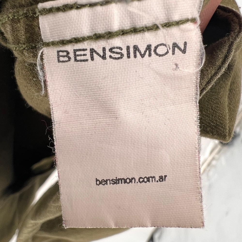 EUC Bensimon Leather Elbow Patch Button Down Shirt - Picture 9 of 10